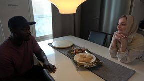 hijabi wife cheating with her husband s bbc friend