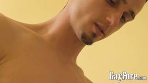 ”Sexy foreplay with foreskin stroking before twinks fuck”