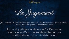 [French Audio Porn] Your gothic crush makes you empty yourself in front of her
