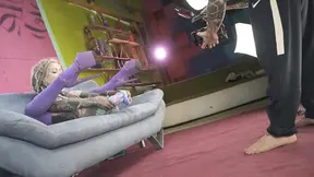 Behind the Scenes with Heavily Tattooed Skinny Girl Anuskatzz