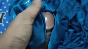 Satin Silk Handjob Porn - Cum on Satin Silky Salwar of Nurse (5)