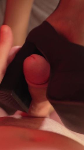 My First Shoejob - He Came Inside My Heel and Put It on Me