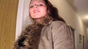 A super hot German chick enjoys pleasing herself with a long dildo
