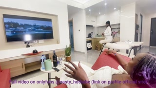 HORNY NEIGHBOR'S CHEATING WIFE INVITED ME 4  NETFLIX N CHILL- SHE ENDED UP MAKING ME CUM SO MUCH!-NETFLIX &amp; CHILL SEX!