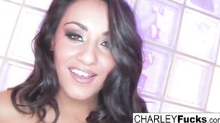 Charley Chase has a Beauty solo on a bar stool