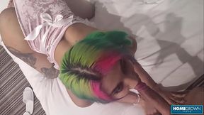 Roxy Lips Stretches Her Cunt And Rides Lil Endi Big Dick