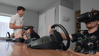 Amanda Riley gets her asshole gapped by a huge dick in intense anal action