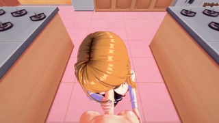 Erina Nakiri POV fucked in the kitchen - Food Wars Hentai.