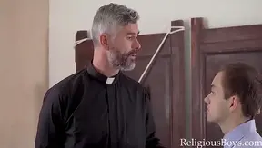 Priest Takes Altar Boy 18+ for Hardcore Anal and Blows in Intense Roleplay Session