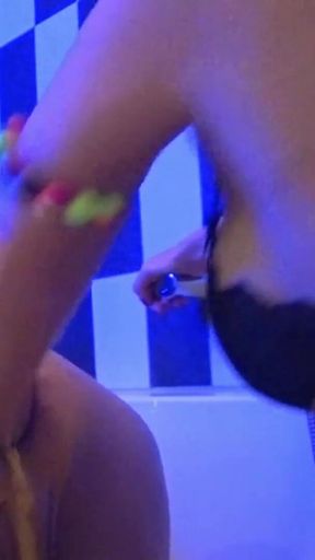 Epic Assplay Pegging and Strapon in the Bathroom