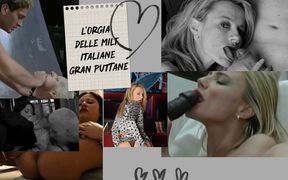 The Orgy of Italian MILF Super-whores