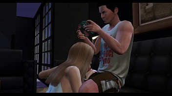 Sucking My Gamer Boyfriend&#039_s Dick While Playing - Steven Sex Scene Only