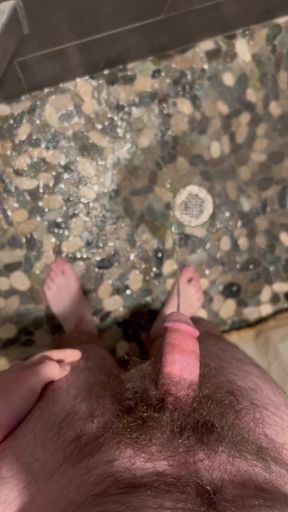 Pissing in the shower