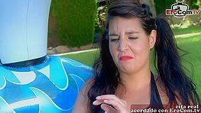 Spanish Chubby Teen 18+ Anal Outdoor