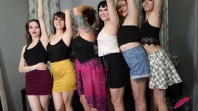 Mewchii Fey Multiple Bratty Girls Armpit Worship