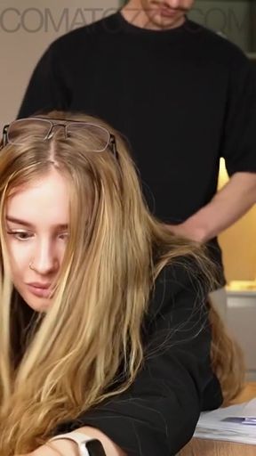 Powerful moment from &quot;Big Tit Secretary Failed at Her Job...&quot;