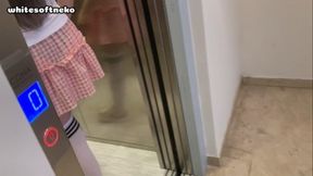 Anime Girl And Kawaii Girl - I Couldnt Resist! Busty Babe In The Elevator - Full Video