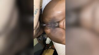 Black Gets her Asshole Nailed