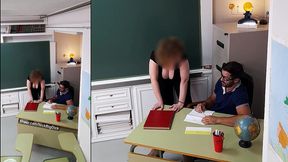 estos profesores despues de dar clase a sus alumnos se ponen a follar en la universidad