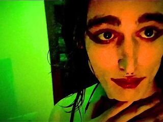 Teen femboy on extasy being a little floozy