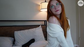 Crazy Sexy Redhead Ex Scarlet Skies Sneaks in &amp; Seduces You