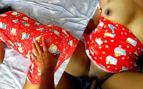 Real Fuck with My Cute Black Step Sister While She Wearing Nighty Dress - 4K Uhd Full Video