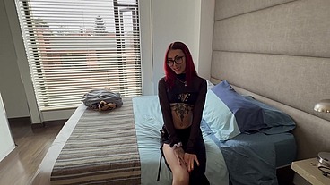 FULL VIDEO!! I help a sexy girl in a coffee shop and she thanks me with a deep and wild blowjob - Felipe Skull