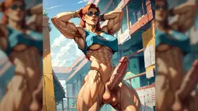Muscle Girl AI With Monster Cocks Futanari