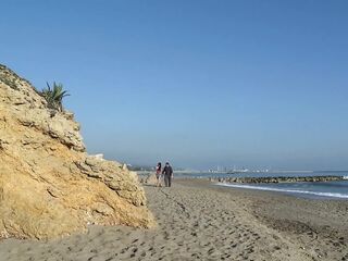 Beach Walk and Hard Screw with Excited Vagina