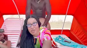Have You Ever Saw Seen This???? Fucking 2 Sluts At Public Beach With Louie Smalls, Aoki Kalani And Marina Maya