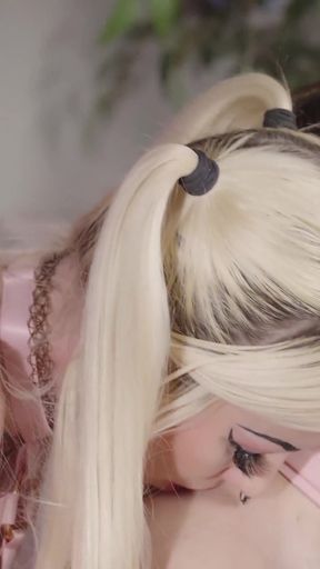 Livi Doll Gets Dominated by Robin Coffins with a Strap-on, Taking Every Inch and Cumming Hard