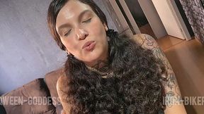 Clueless Bitch Learns to Suck Dick Like a Pro With My Help