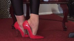 (hd) Weakness for Red Stilettos