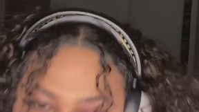 Ebony bbw sucking dick