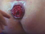 Trailer - anal training with massive rosebud