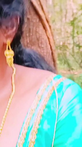 Memorable moment from &quot;outdoor forest sex. Desi bhabi fucking Husband&amp;#039;s small big dick. Telugu dirty talks.&quot;