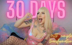 30 Days Mtf Complete Transformation - Slut Training - Crossdressing - Bimbofication - Femdom POV