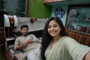 milkman ask for the bill payment, Indian village bhabhi paying milk bill by hardfuck in kitchen with HINDI AUDIO