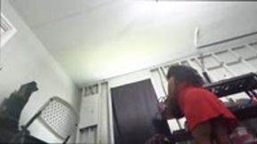 Tiny Human Spying on Giantess in Garage POV1080 smaller