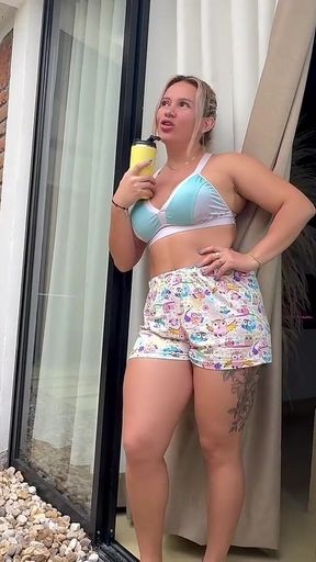 POV Discovers My Stepson Masturbating and Decides to Ride His Huge Cock