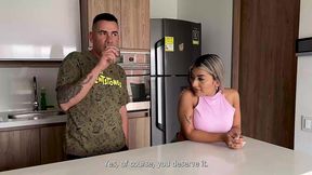 dos rubias latinas de tetas enormes cabalgan una enorme verga, folla su estrecho cono rosado hasta que aprenda! ardiente trio con naty delgado y tatiana alvarez