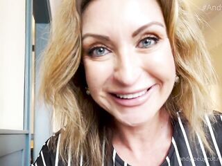 Public POV Oral job From Hawt Large Breasts mother I'd like to fuck Julia North Inside Coffee Shop