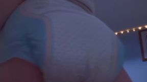 wet diaper playing and squishies