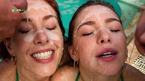 Huge cum load fest in a 3D AI-generated compilation