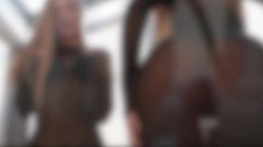 Blonde Bitch Loves Cock, Takes It Deep and Gets Pussy Filled with Cum