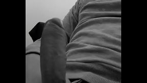 black and white solo masturbation big balls