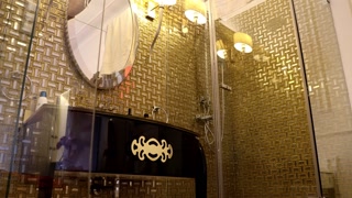 Hot super sexy Belgian girl in my bathroom prepares for sexy shooting