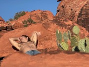 Robby Jerks Off and Fingers Ass at Public Park Teaser