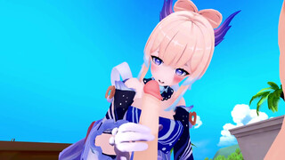 Sangonomiya Kokomi Genshin Impact 3D HENTAI 1/9