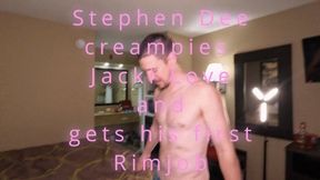 Jacki's pussy vacuum's the cum out of new guy, Stephen Dee (1080p)